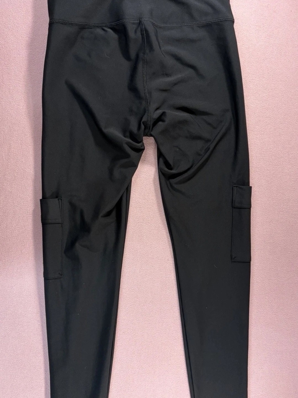 Lot Of 2 Old Navy Black & Olive High-Waist Cargo Leggings - Picture 5 of 7